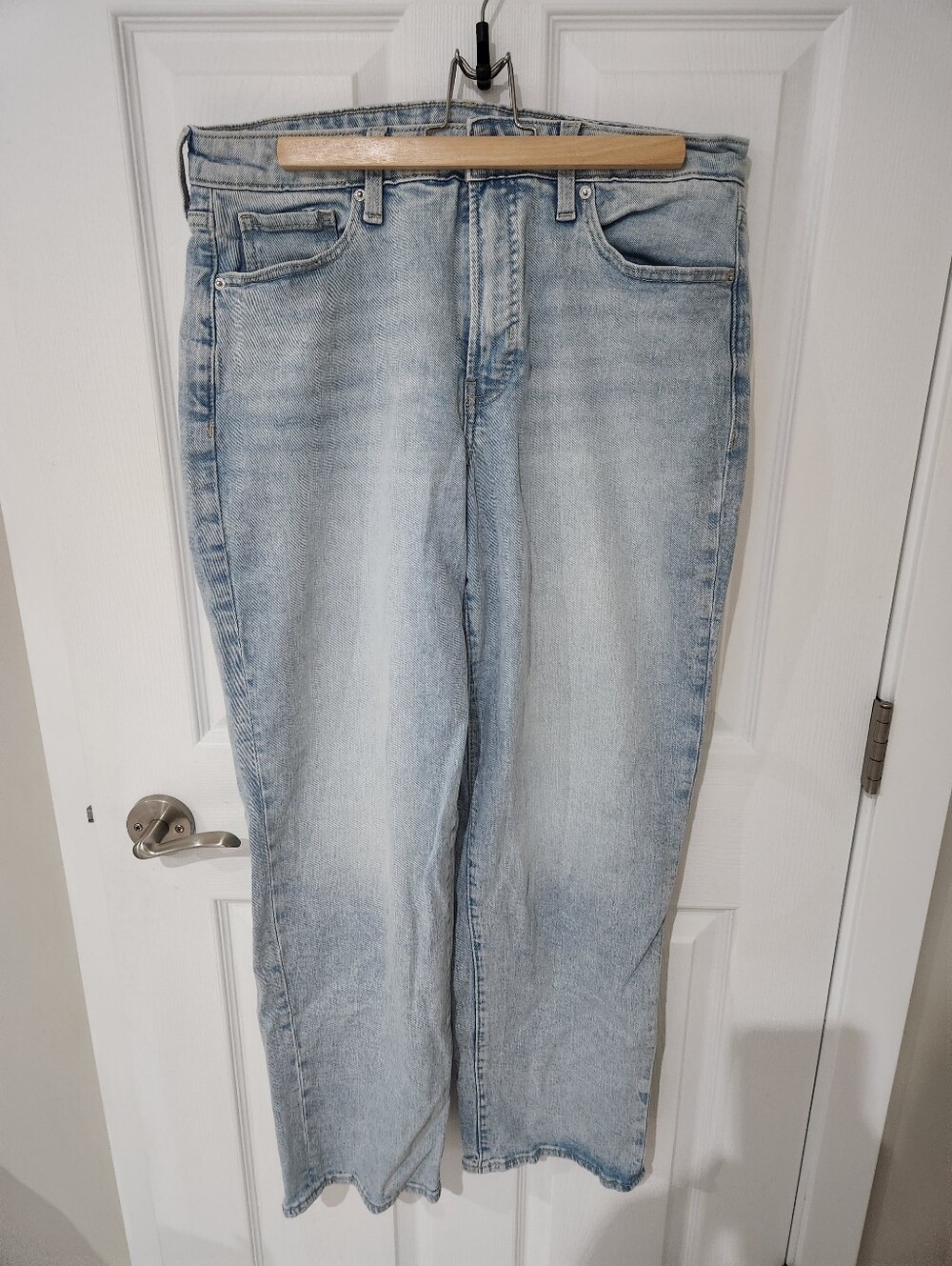 Old Navy Light Wash Women's Jeans - OG LOOSE size 12